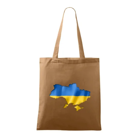 Ukrajina vlajka mapa