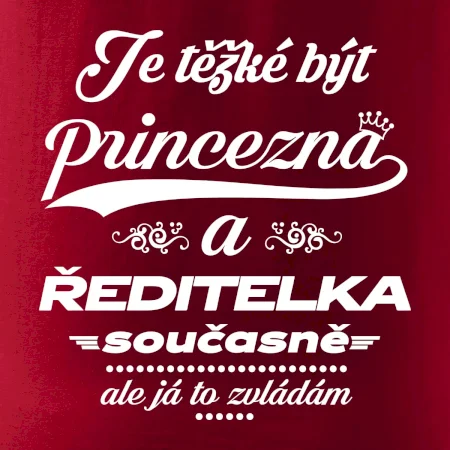 Je těžké být princezna - ředitelka