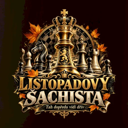 Listopadový šachista se zlatým králem