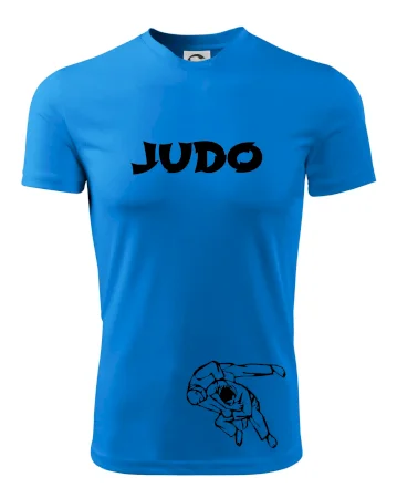 Judo nápis + postavy