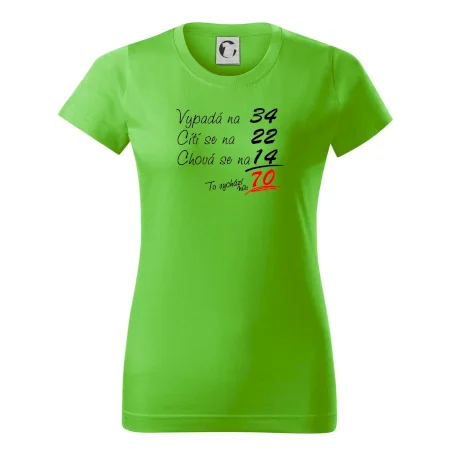 Vypadá, cítí se, chová se - 70 let