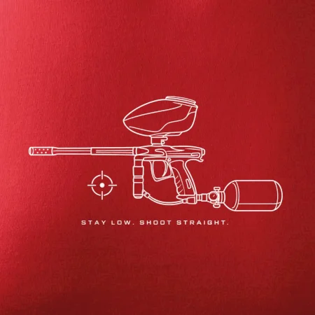 Minimalistický marker stay low shoot straight