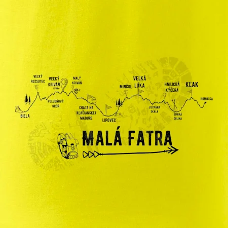 Profil kopca - Malá fatra