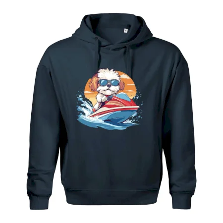 Bišonek na vodním skútru