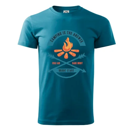 Camping oheň