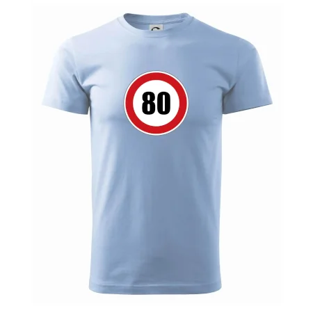 Dopravní značka - omezení rychlosti 80