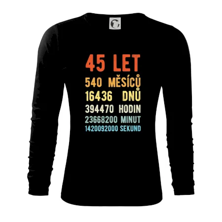 Narozeniny 45 přepočet času
