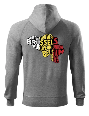 Mapy - názvy měst - Belgie