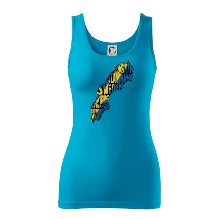 Mapy - názvy měst - Švédsko