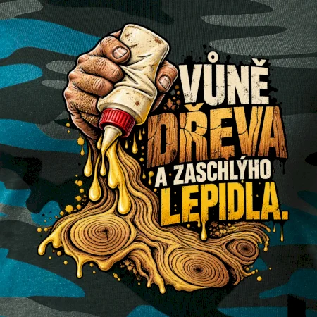 Vůně dřeva a zaschlýho lepidla - kapající lepidlo a letokruhy