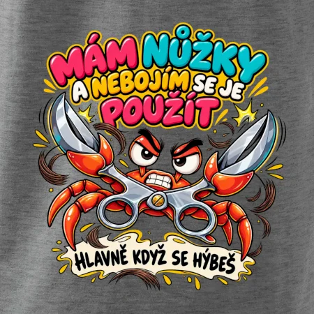 Mám nůžky a nebojím se je použít