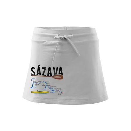Mapa řeky Sázavy