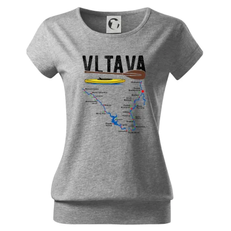 Mapa řeky Vltavy