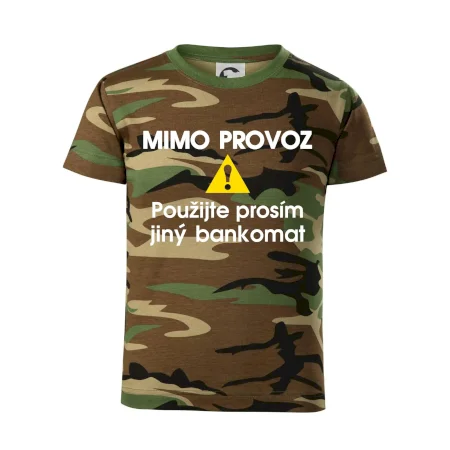 Mimo provoz - použijte jiný bankomat