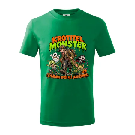 Unavený krotitel monster venčí malé příšerky