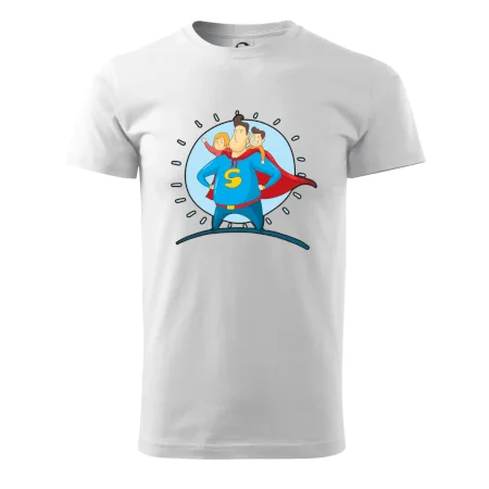 Táta superman - holka a kluk