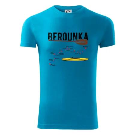 Mapa řeky Berounky