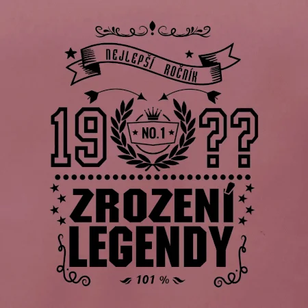 Zrození legendy - pro všechny - vlastní letopočet