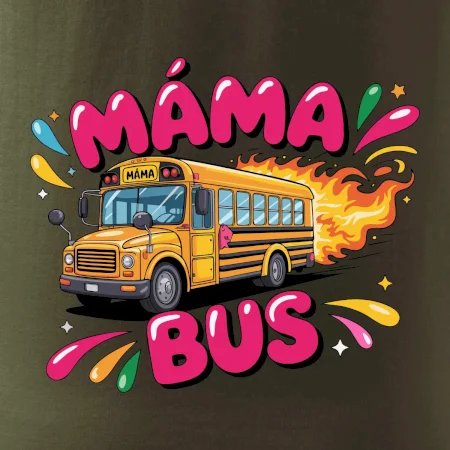 Máma bus - žlutý autobus