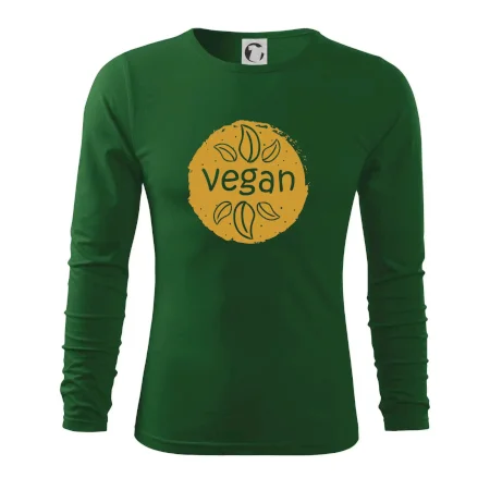 Vegan hnědá kruh