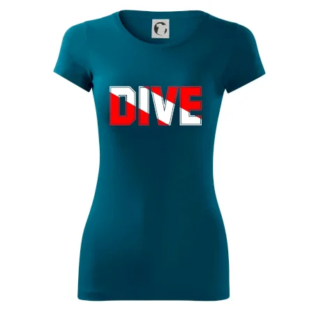 Dive nápis vlajka