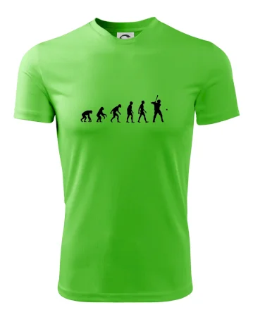 Evoluce baseball pálkař nápřah + míček