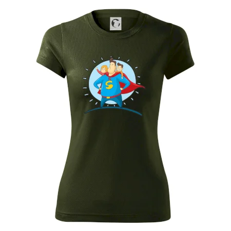 Táta superman - holka a kluk