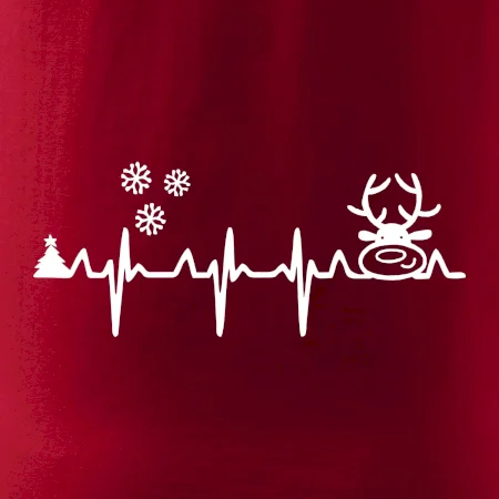 EKG Vánoce Vločky a sob