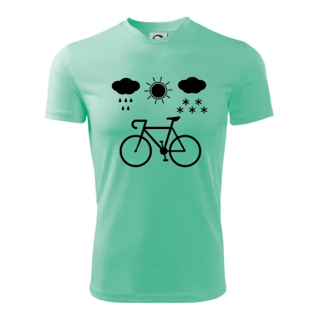 Cyklista za každého počasí