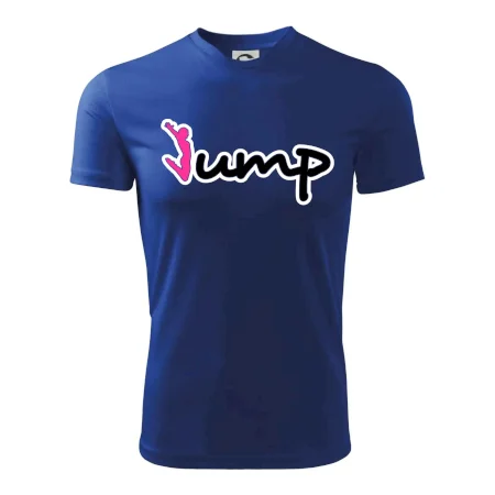 Jump - nápis a panáček