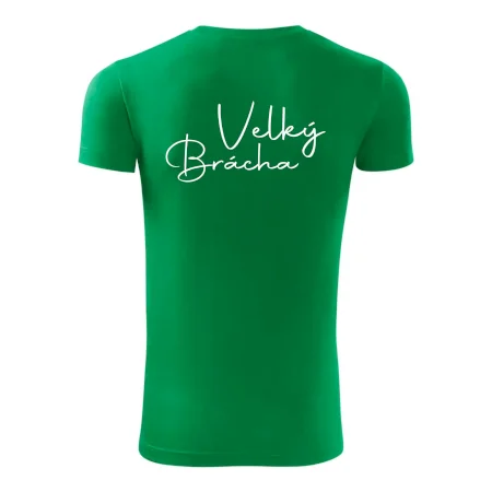 Velký brácha - nápis na zádech