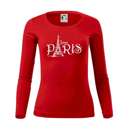 Paris nápis Eiffelovka rovný