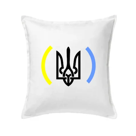 Ukrajina trojzubec s barvami