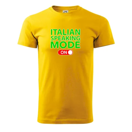 Italian speaking mode - ON