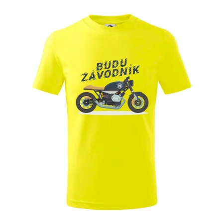 Budu závodník  modrý cafe racer