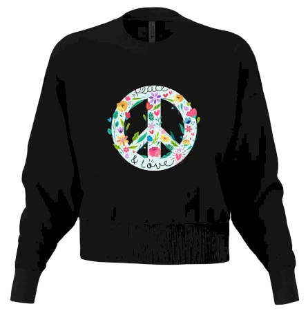 Peace and love symbol
