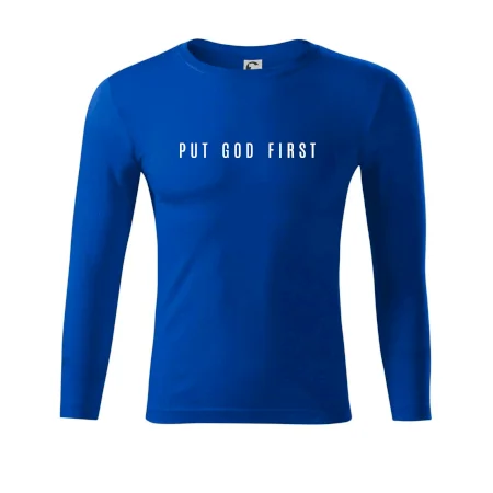 Put God first slabý nápis