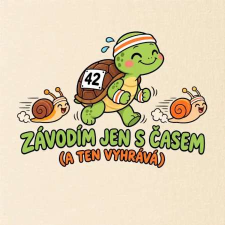 Běžecká želva závodím jen s časem