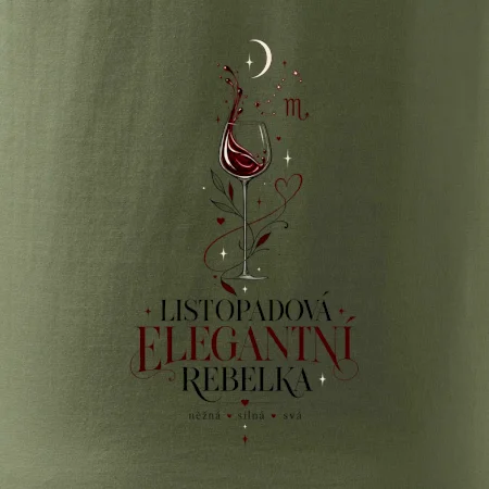 Listopadová elegantní rebelka s hvězdami