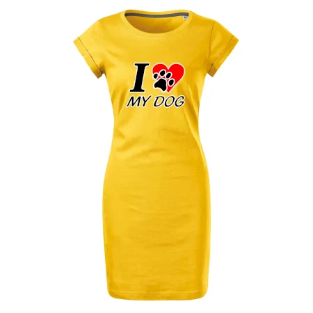 I love my dog - nápis