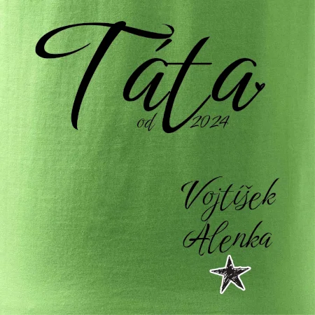 Táta od roku + jména dětí dole vlevo