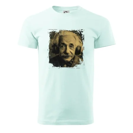 Albert se sluchátky