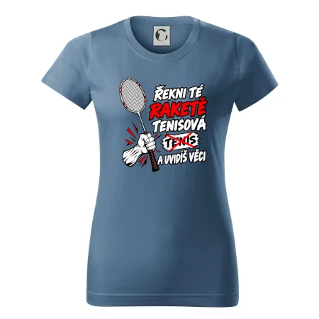 Badmintonová raketa není tenisová
