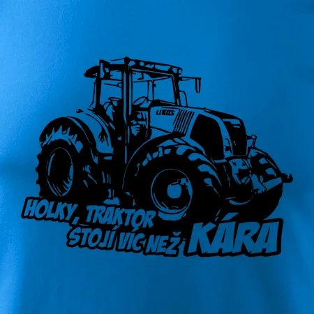 Holky, traktor stojí víc než kára