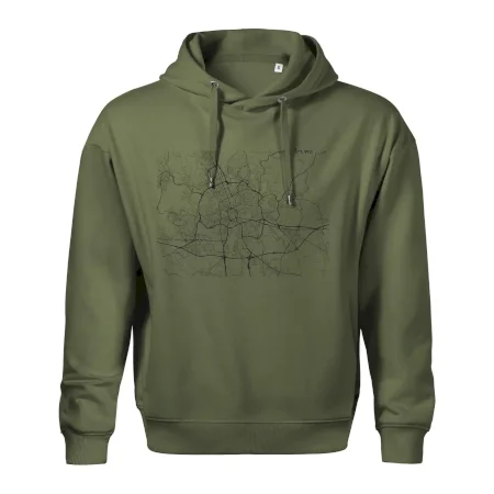 Černobílá mapa Brno