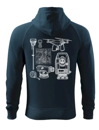Geodet teodolit dron