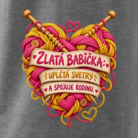 Zlatá babička uplétá svetry a spojuje rodinu