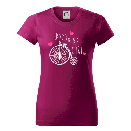 Crazy bike girl