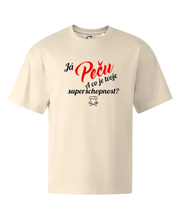 Já peču - tvoje superschopnost? šikmý nápis