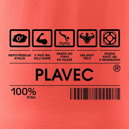 Čárový kód  - Plavec